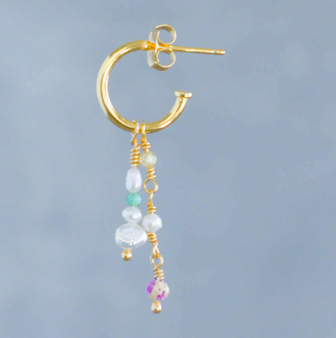 MICA HOOP ØRERING FORGYLDT